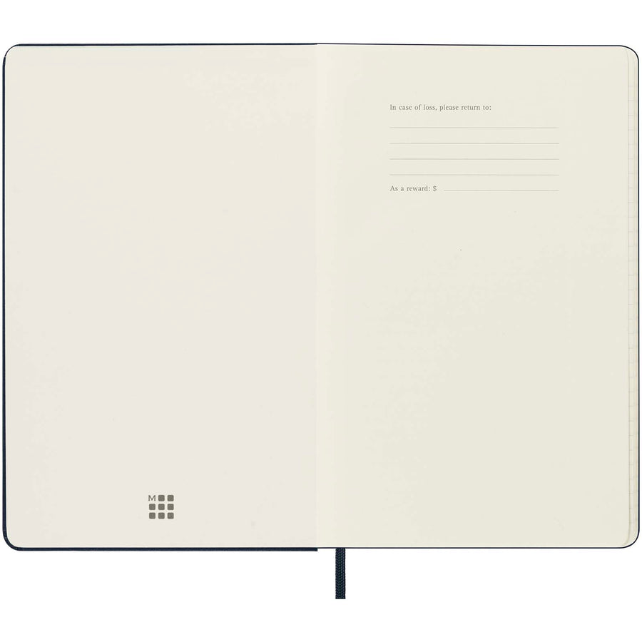 G107937 Moleskine con copertina rigida L 13x21 cm