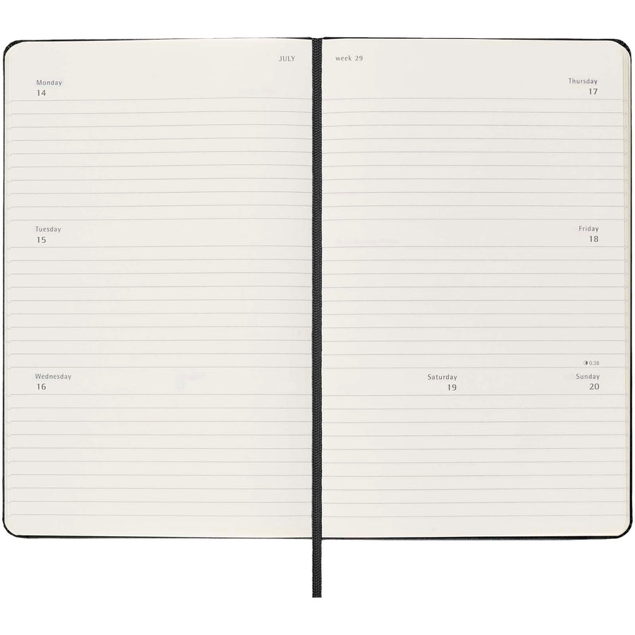 G107941 Moleskine con copertina rigida L 13x21 cm