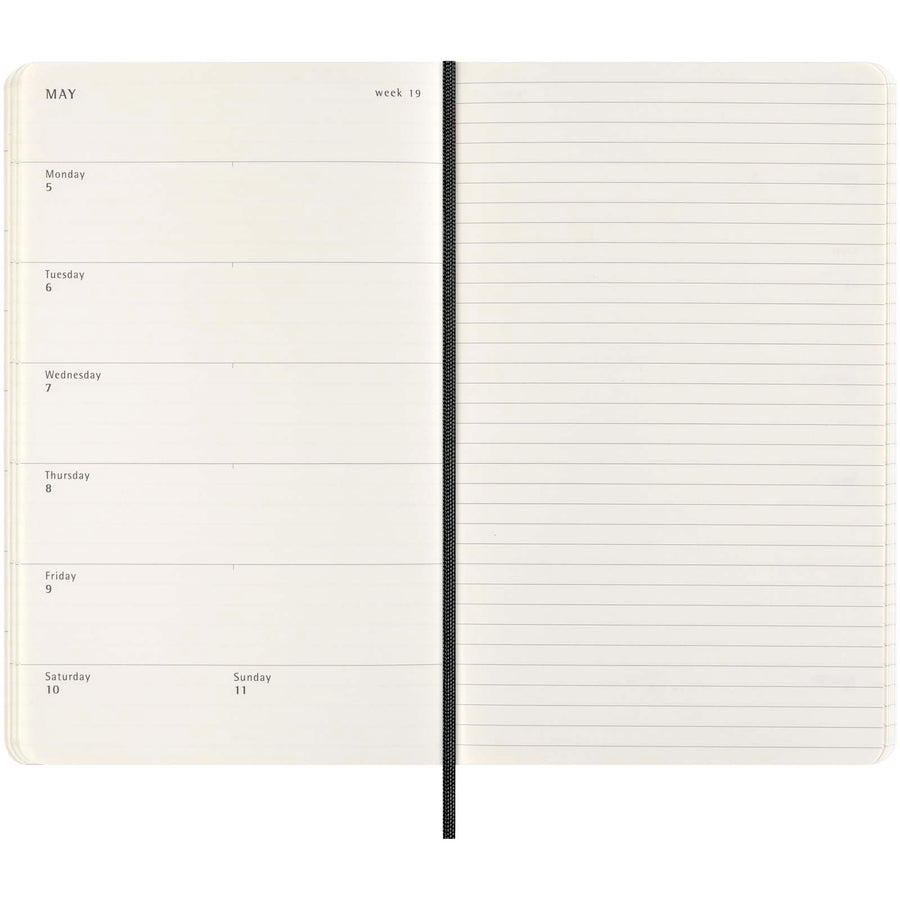 G107951 Moleskine con copertina morbida 100%VEGEA® Boa L 13x21 cm