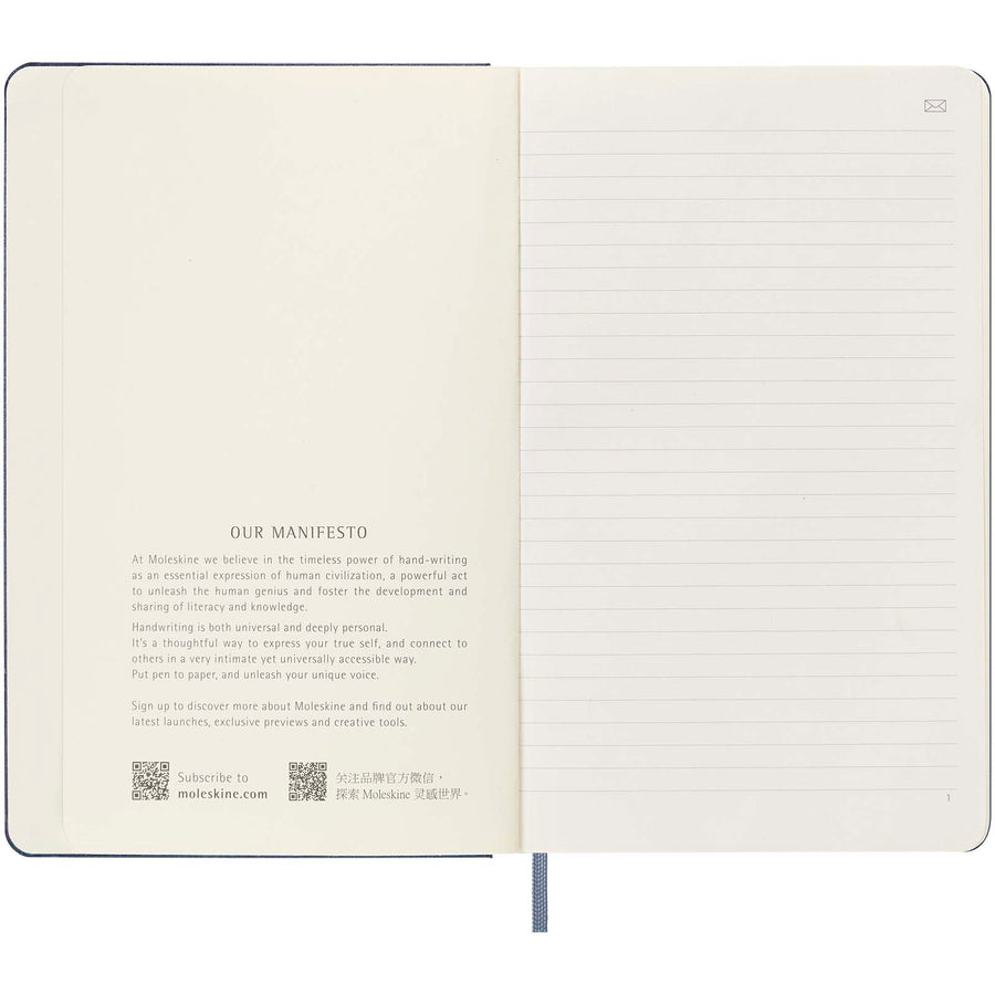 G107953 Moleskine smart a righe L 13x21 cm