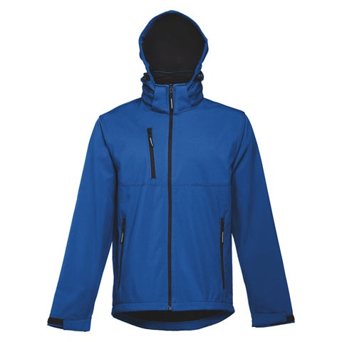 G30180 Giacca softshell da uomo, con cappuccio rimovibile