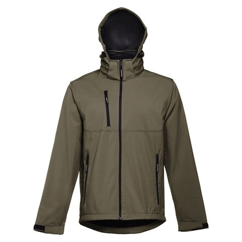 G30180 Giacca softshell da uomo, con cappuccio rimovibile