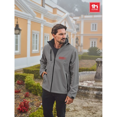 G30180 Giacca softshell da uomo, con cappuccio rimovibile