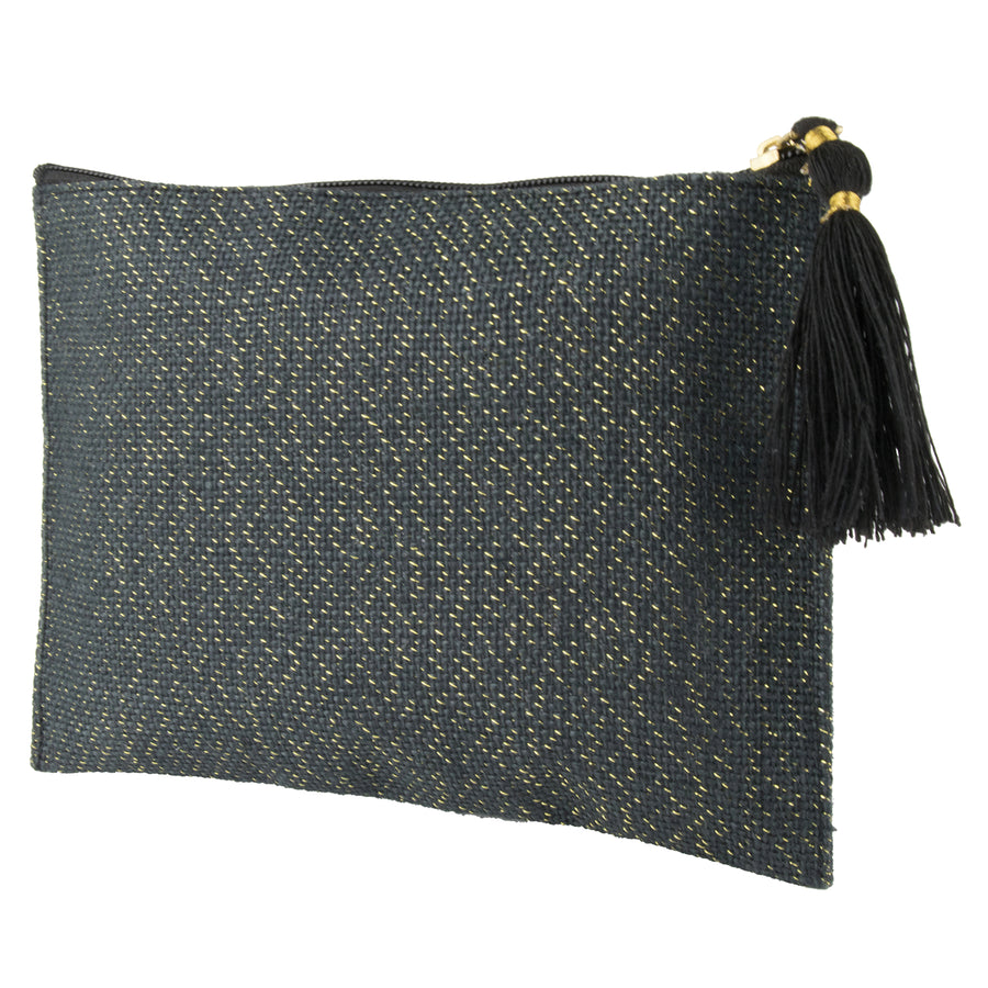 G43224 Pochette con finiture in lurex