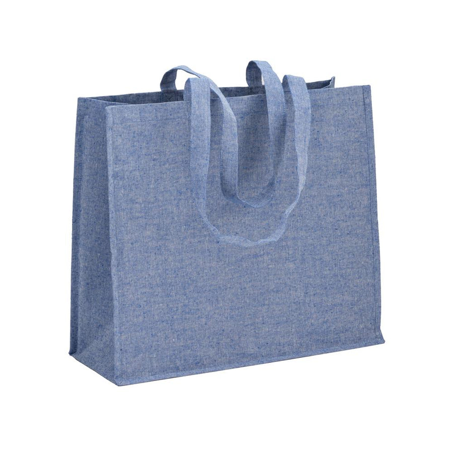 G24139 Shopper in cotone riciclato 120 g/m2 con interno laminato in PP