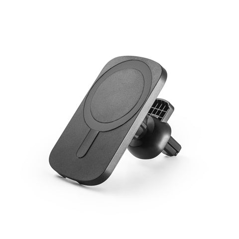 G97168 KOCH. Supporto per smartphone da auto con caricatore magnetico wireless 15W in ABS riciclato (100% rABS)