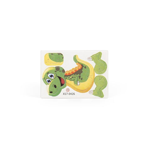 G98152 DINOSAURUS. Puzzle 3D in carta ed EVA a forma di dinosauro