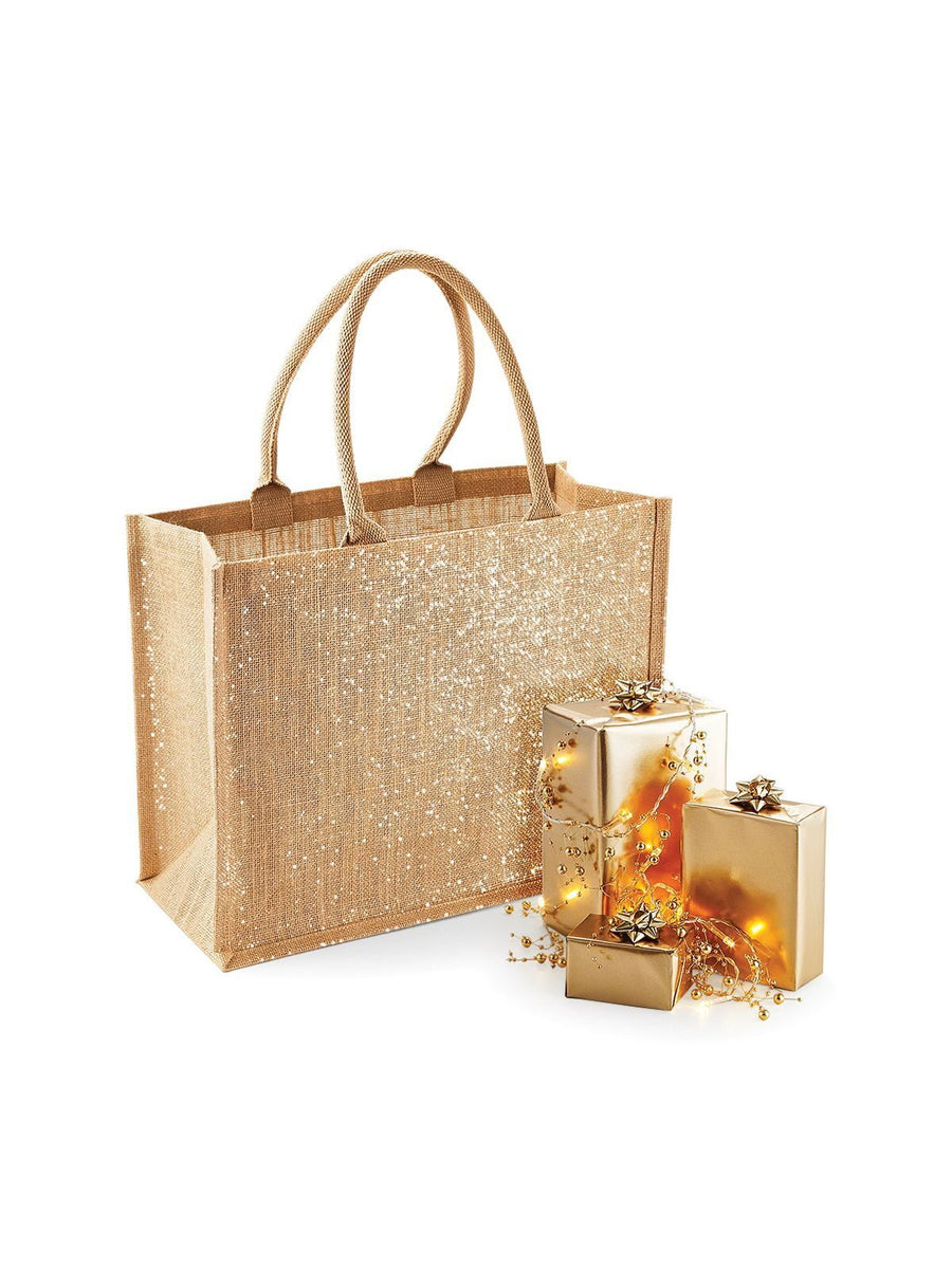 GW437 Shimmer Jute Shopper