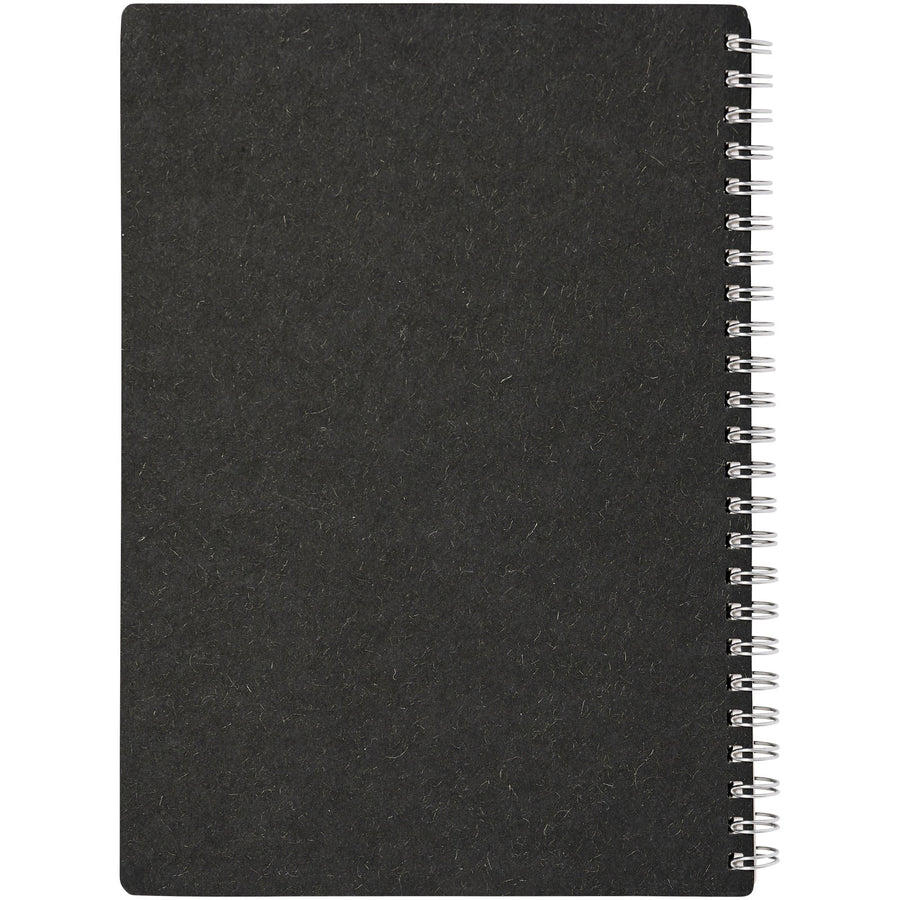 G107720 Quaderno formato A5 con rilegatura a spirale Nero