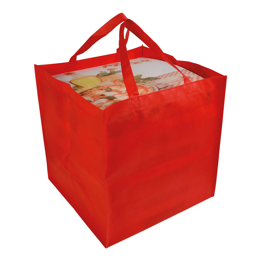 G18105 Shopper in formato cartone da pizza in TNT 80 g/m2