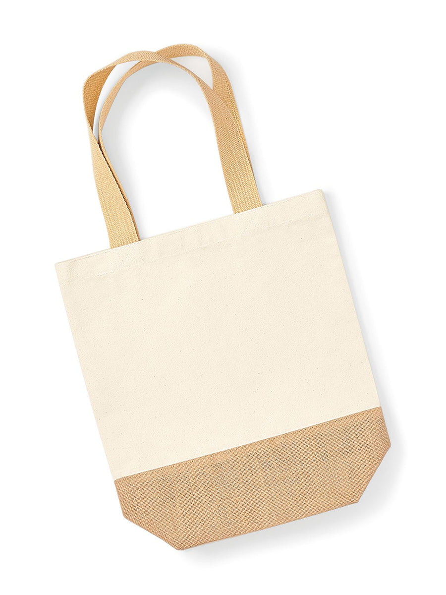 GW450 Jute Base Canvas Shopper